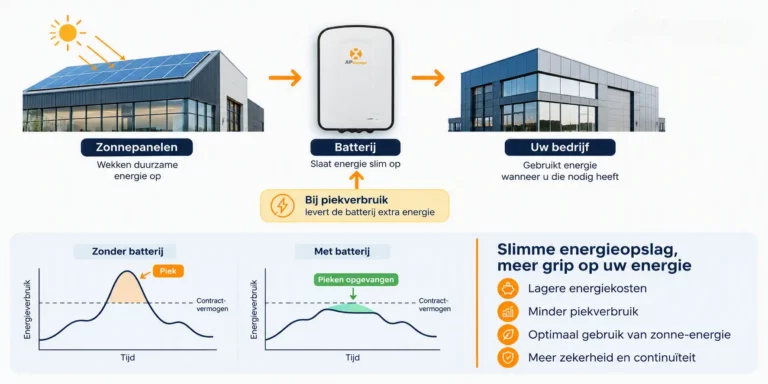 Energieopslag voor bedrijven uitleg netcongestie