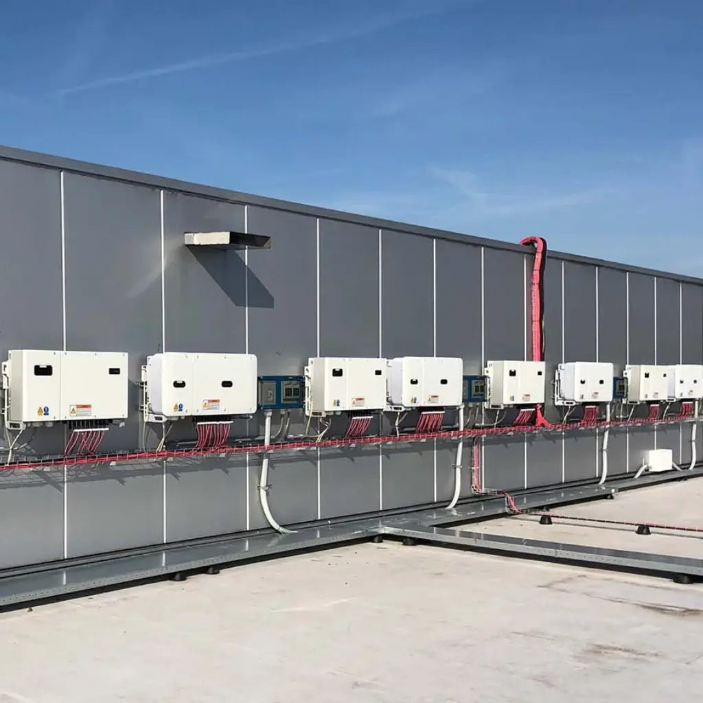 Professionele zonne-energie voor bedrijven omvormers zakelijk