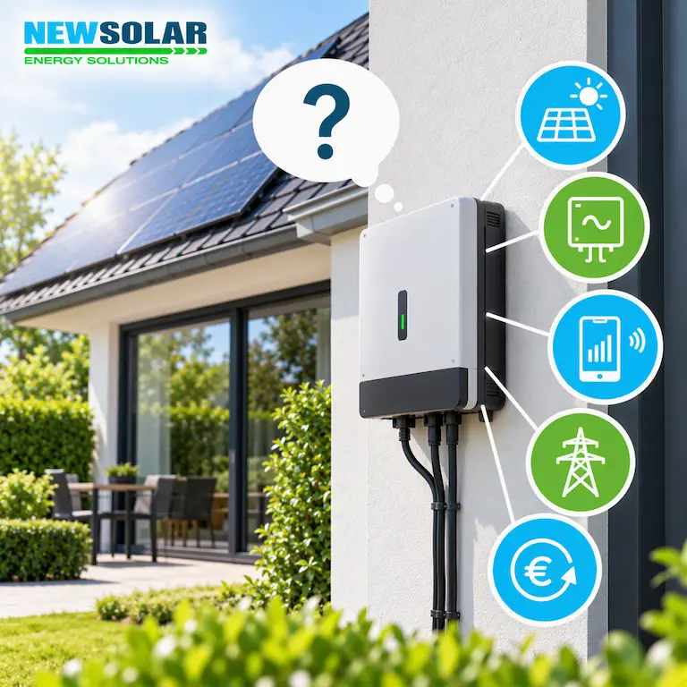 Support van NewSolar een vraag over mijn zonnepanelen (micro)omvormer