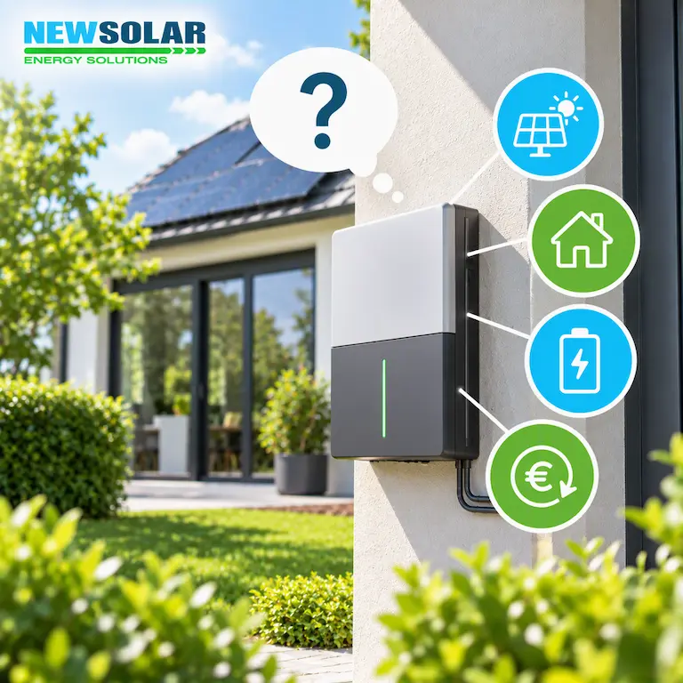 Support van NewSolar een vraag over thuisbatterijen